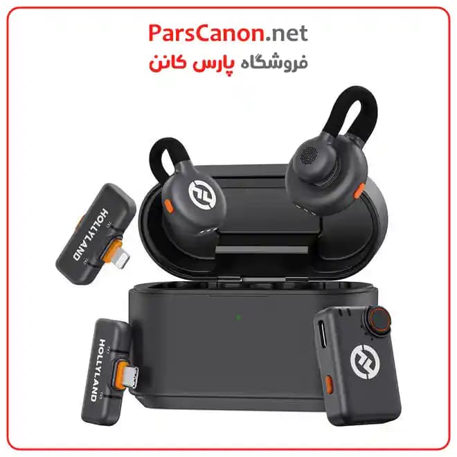 میکروفون هالی لند پک الترا مدل Hollyland LARK M2S Ultimate Combo 2-Person Wireless Microphone