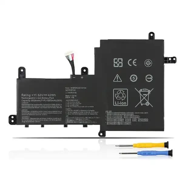 باتری لپ تاپ ایسوس 3سلولی ASUS Vivobook B31N1729 3400mAh — تصویر ۲