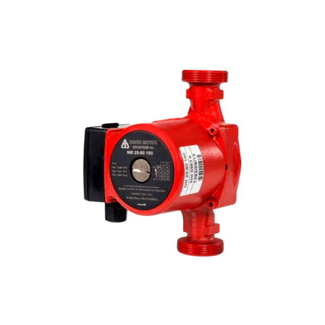پمپ نوید موتور سیرکولاتور آبگرد “1 مدل NAVID MOTOR NM 25-80/180