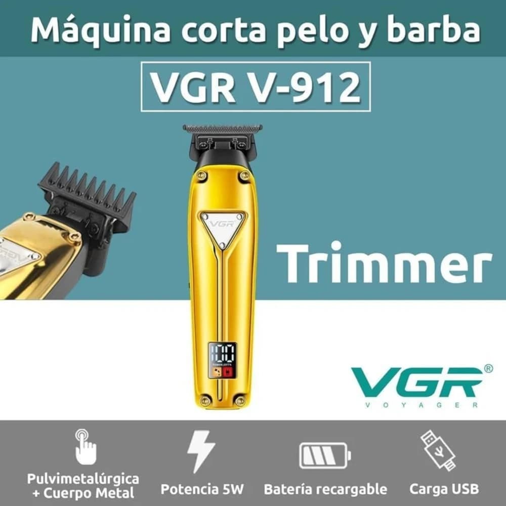 ماشین اصلاح موی سر و صورت وی جی ار مدل V-912 — تصویر ۸
