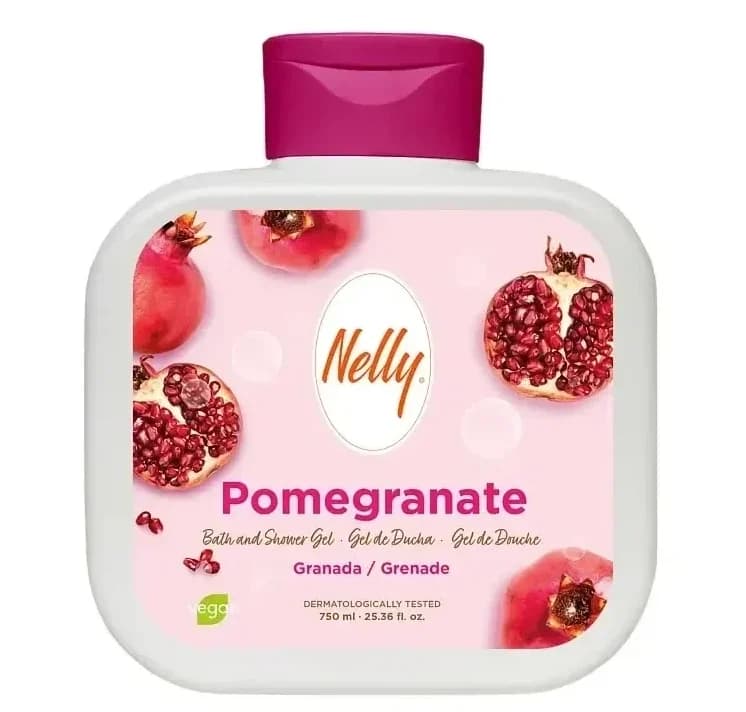 شامپو بدن انار نلی Nelly مدل Pomegranate حجم 750 میل — تصویر ۶