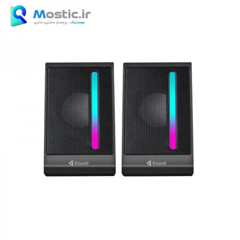 اسپیکر باسیم دسکتاپ گیمینگ کیسونلی مدل X16 نورپردازی RGB — تصویر ۱۲