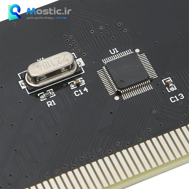 کارت اینترنال سریال RS232 پورت COM کام دو پورت PCI Desktop ویپرو — تصویر ۵