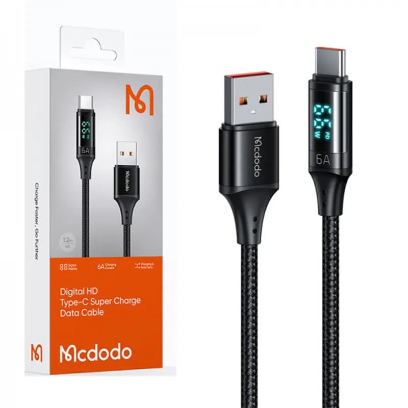 کابل تبدیل USB به USB-C مک دودو مدل CA-108 طول 1.2 متری