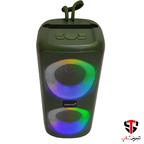 اسپیکر بلوتوثی قابل حمل ترانیو مدل B02 — تصویر ۴