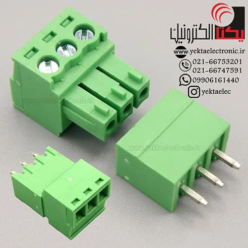 ترمینال فونیکس3 پین صاف 3.5 میلیمتر