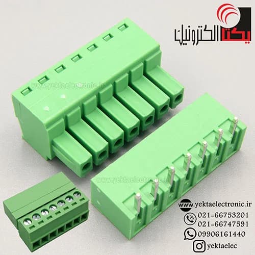 ترمینال فونیکس7 پین رایت انگل 3.81 میلیمتر — تصویر ۲