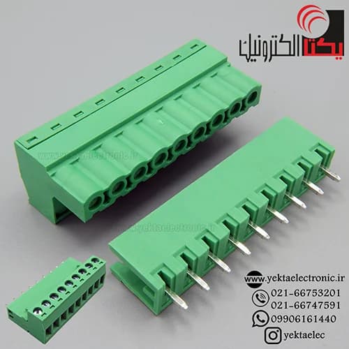 ترمینال فونیکس 9 پین صاف بافاصله پایه 5.08 — تصویر ۲