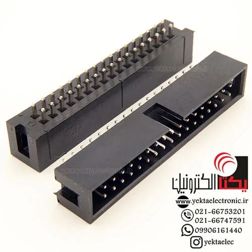 باکس هدر 34 پین نری رایت انگل 2.54میلیمترBOX34 — تصویر ۳