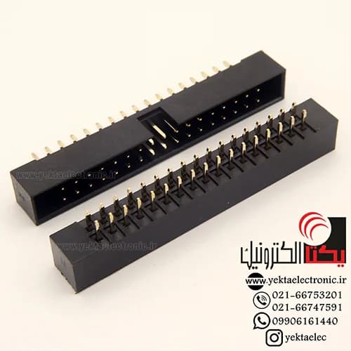 باکس هدر 34 پین نری رایت انگل 2.54میلیمترBOX34 — تصویر ۵