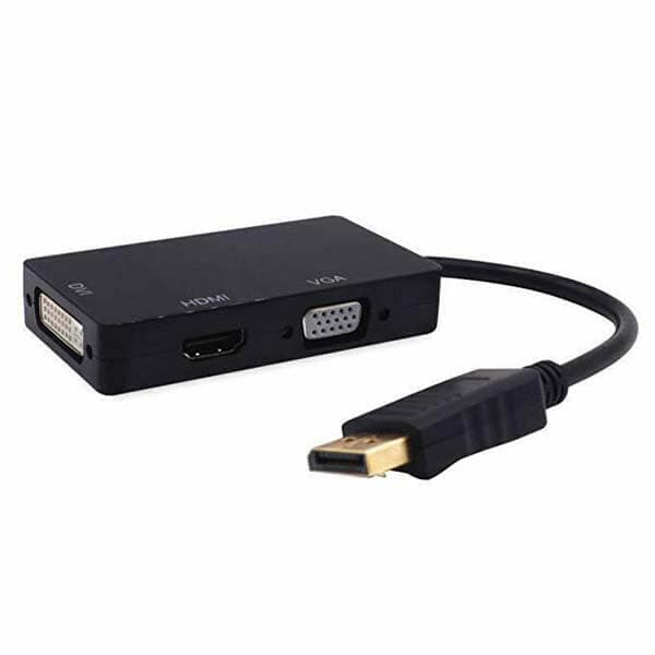 مبدل DisplayPort به DVI و HDMI و VGA مدل Combo — تصویر ۸
