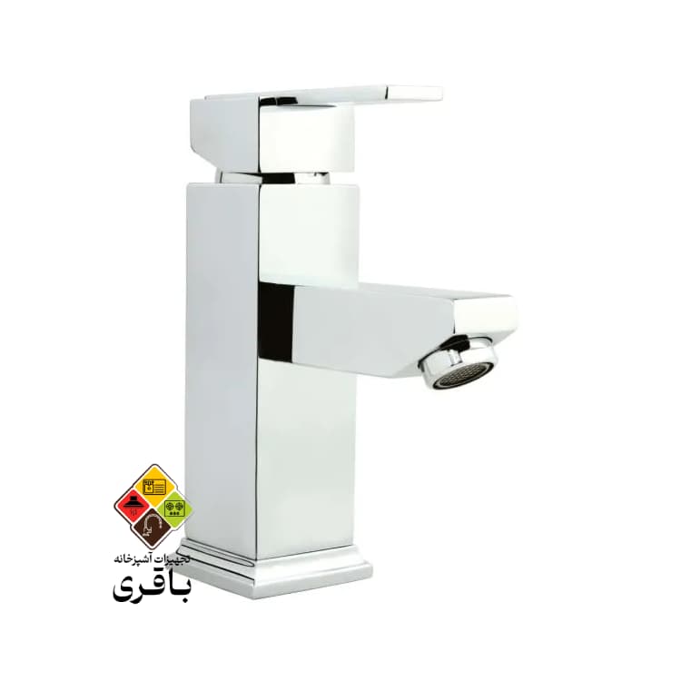 شیر روشویی مدل مینیاتور کروم راسان — تصویر ۸