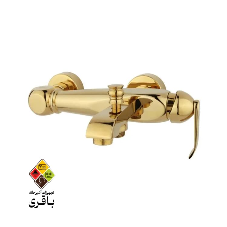 شیر حمام مدل آلیس طلایی راسان — تصویر ۱۱
