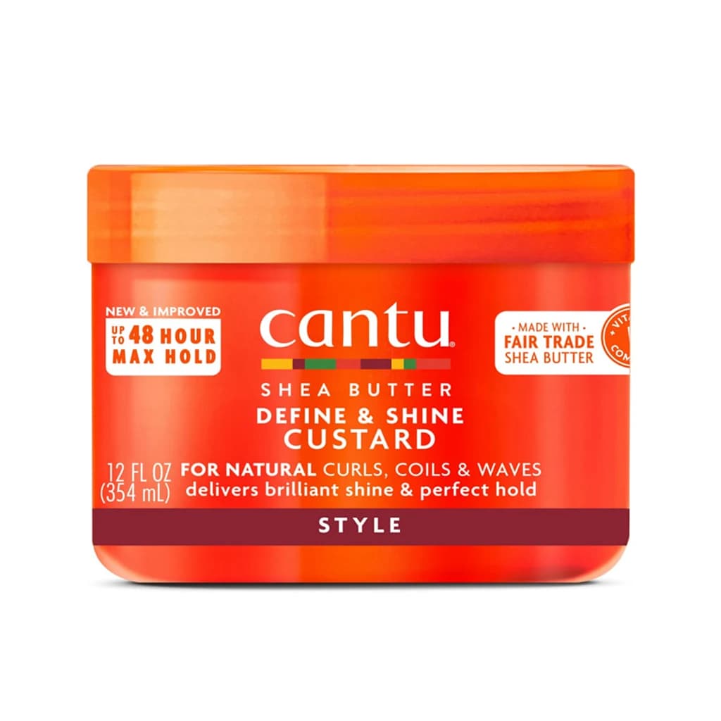 کرم مو حالتدهنده و براقکننده کانتو مدل Cantu Define & Shine Custard