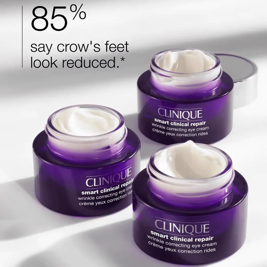 کرم ضد چروک دور چشم کلینیک مدل CLINIQUE smart clinical reapir eye cream — تصویر ۹