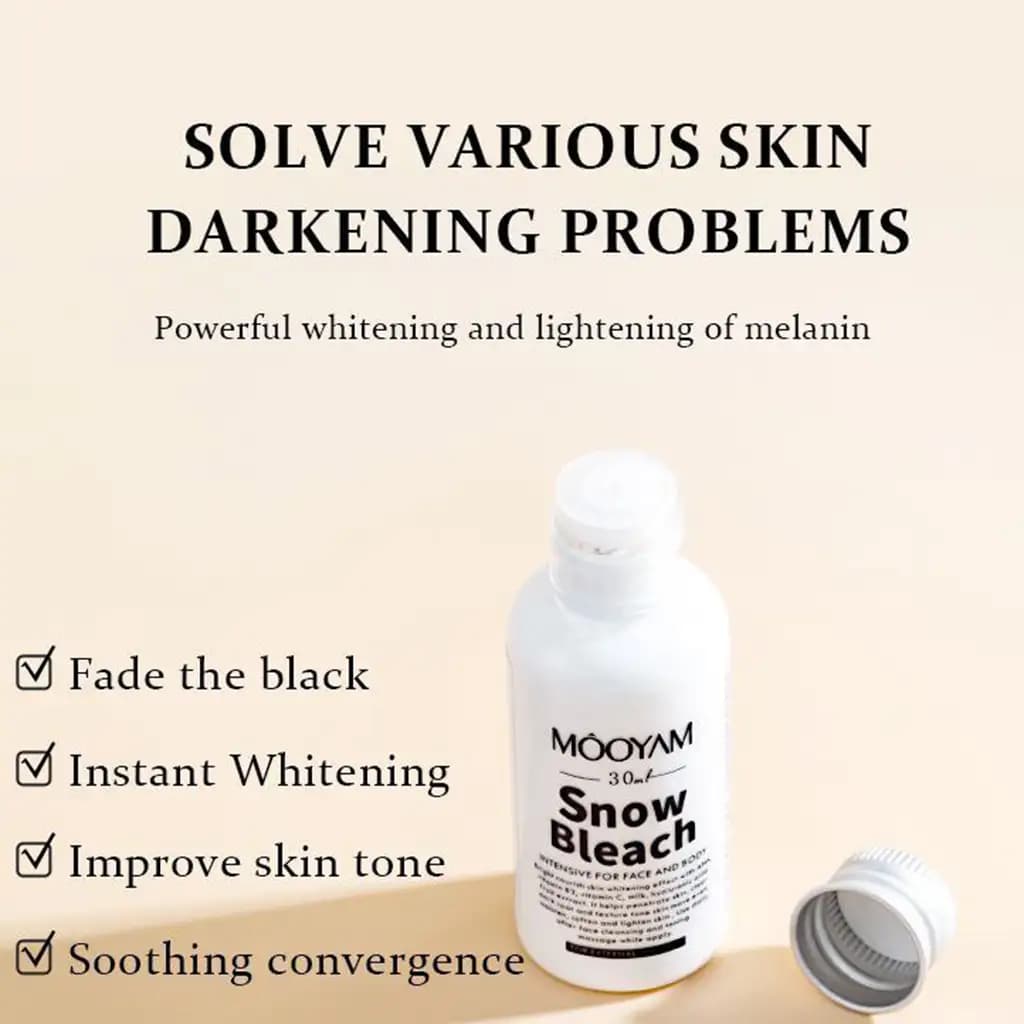 کرم روشن کننده نقاط حساس مویام MOOYAM Snow Bleach — تصویر ۷