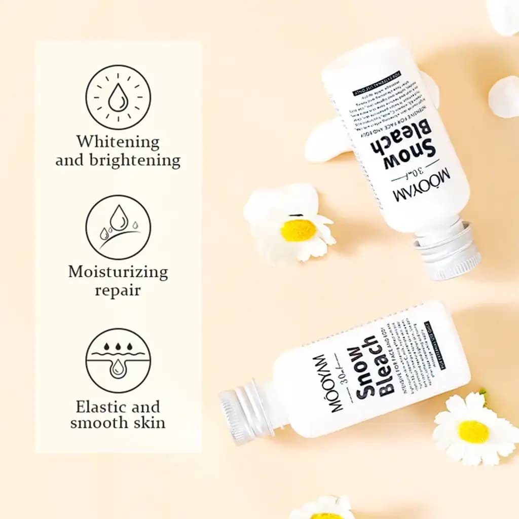 کرم روشن کننده نقاط حساس مویام MOOYAM Snow Bleach — تصویر ۸