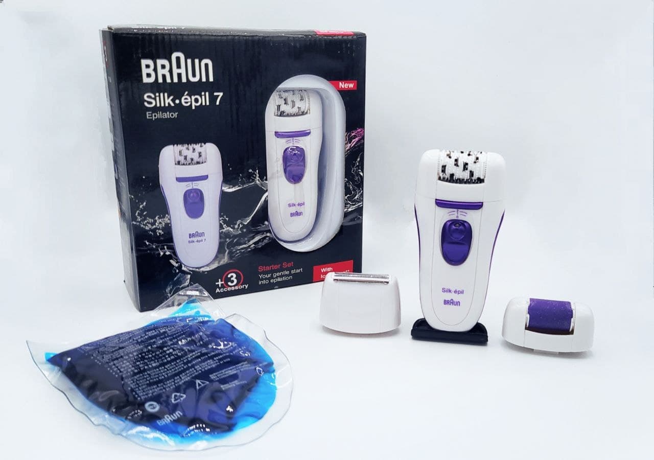 اپیلاتور 3 کاره حرفه ای براون سری BRAUNsilk.epil7 مدل 7190