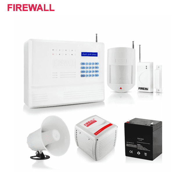 پک دزدگیر اماکن فایروال با تلفن کننده سیم کارت Firewall F10