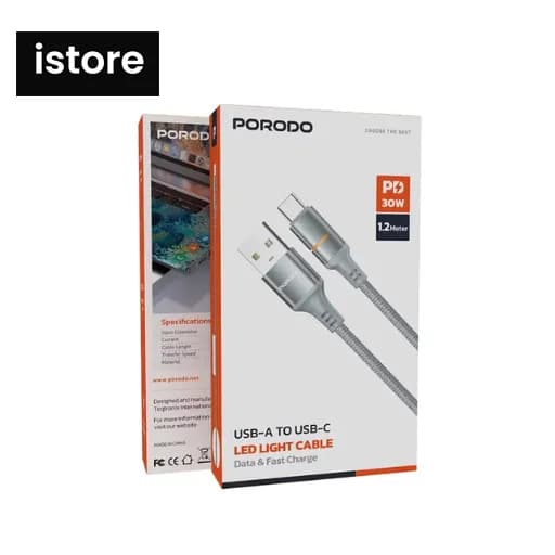کابل شارژ USB-A to Lightning پرودو Porodo مدل PD-CBL0027 — تصویر ۷