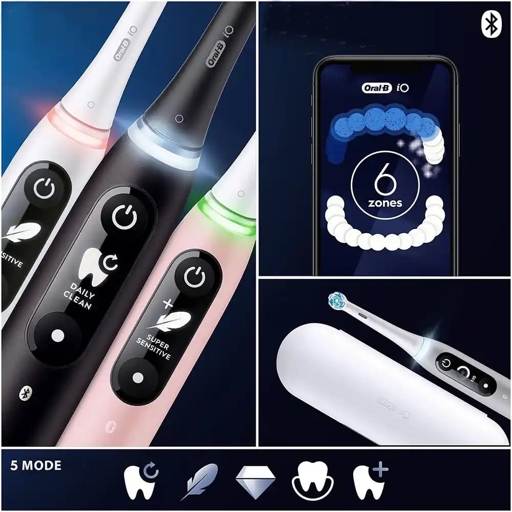 مسواک برقی اورال بی سری 6 مدل IO6 (LUXE EDITION) — تصویر ۸