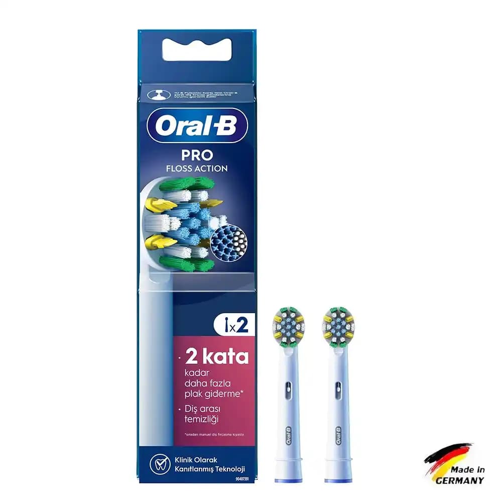 سَری مسواک برقی اورال بی pro floss action 2 pcs