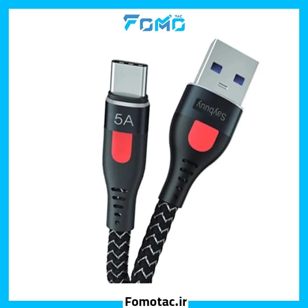 کابل شارژ تایپ سی سی بای(Saybuuy) مدل K3-C — تصویر ۶