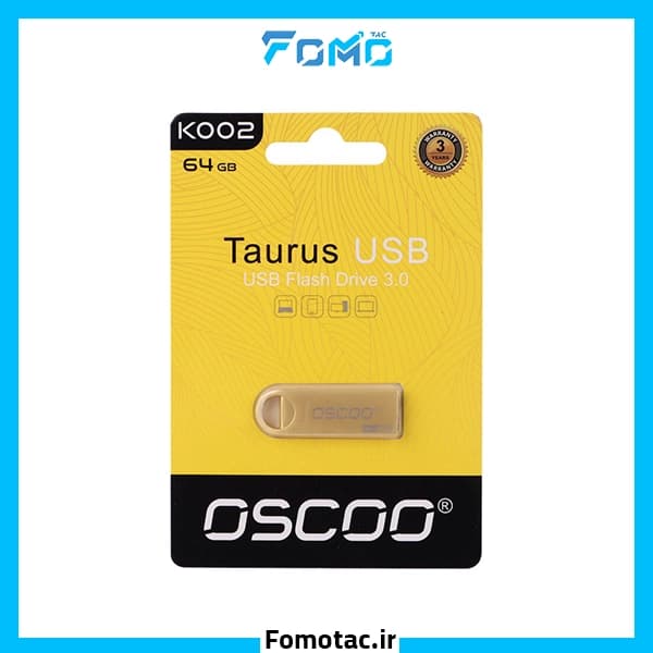فلش مموری 16گیگابایتی USB3.0 اوسکو(OSCOO) مدل K002 — تصویر ۶
