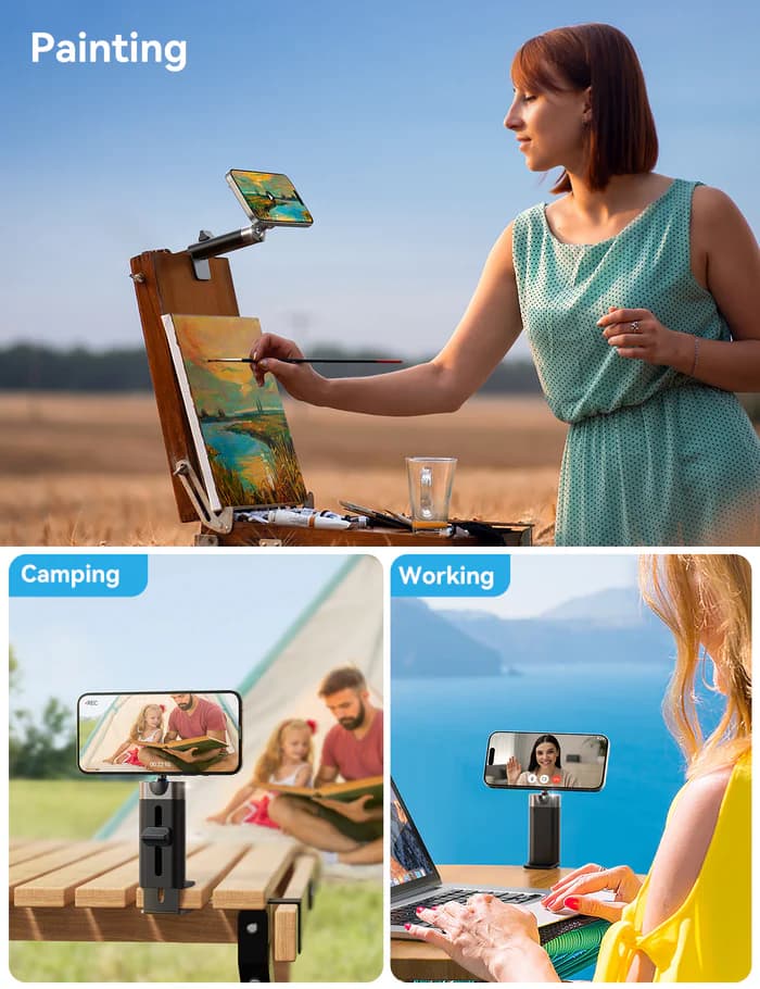 پایه نگهدارنده مغناطیسی گوشی مسافرتی جویروم مدل Joyroom JR-ZS413 magnetic travel holder — تصویر ۱۲