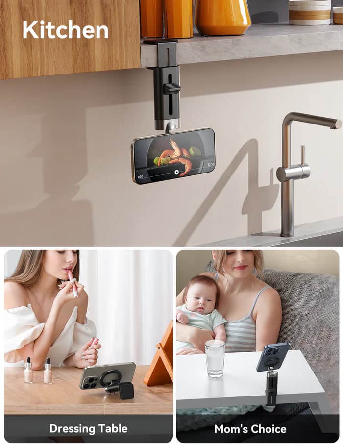 پایه نگهدارنده مغناطیسی گوشی مسافرتی جویروم مدل Joyroom JR-ZS413 magnetic travel holder — تصویر ۷
