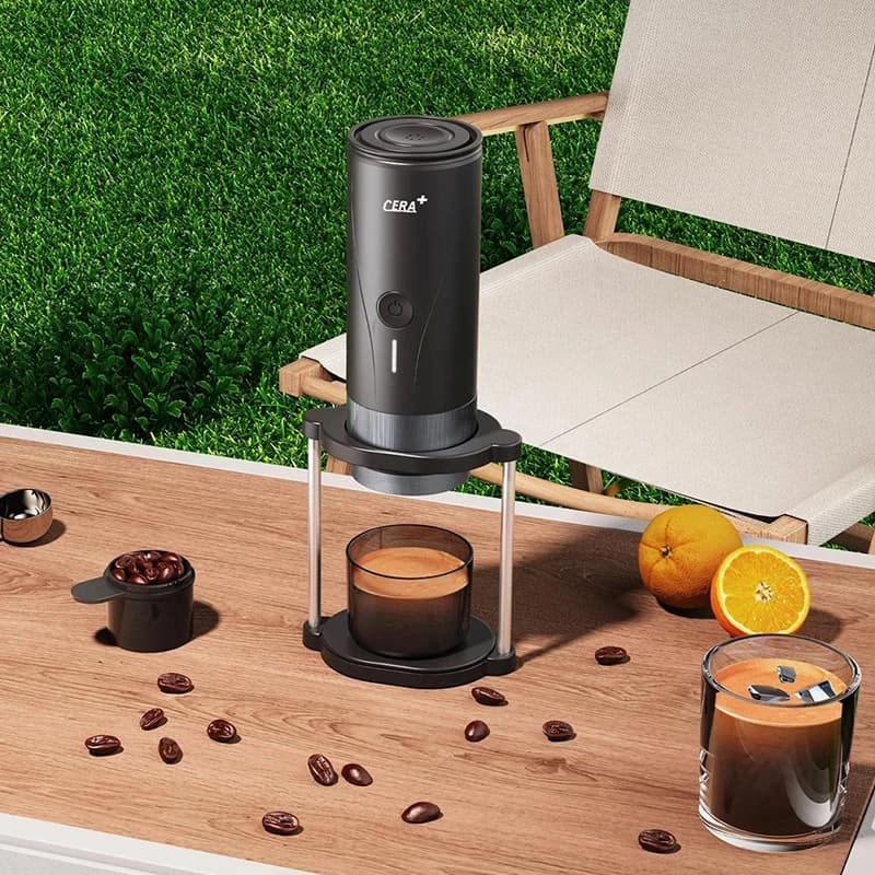 اسپرسوساز شارژی سراپلاس (به همراه پایه) مدل Cera plus PCM04A portable espresso maker — تصویر ۸