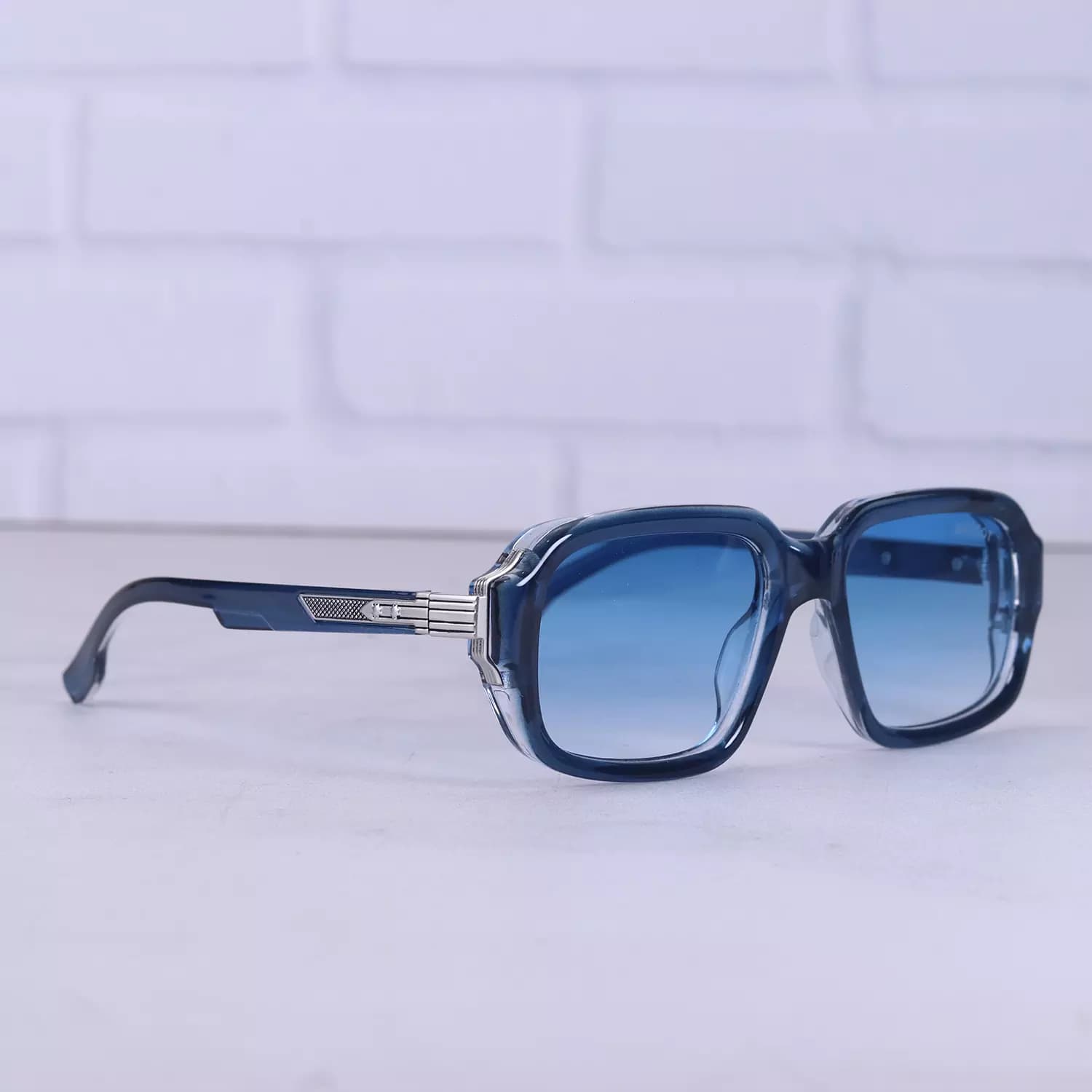 عینک آفتابی موسکات فریم مربع آبی M 8509/5 — تصویر ۸