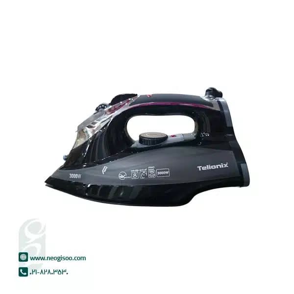 اتو بخار تلیونیکس (Telionix) مدل TSI1101 | توان ۳۰۰۰ وات با کفه نانو سرامیک — تصویر ۳