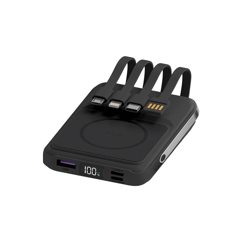 پاوربانک مگسیف پرودو مدل Integrated Cables ظرفیت ۱۰۰۰۰ میلی آمپر ساعت — تصویر ۴