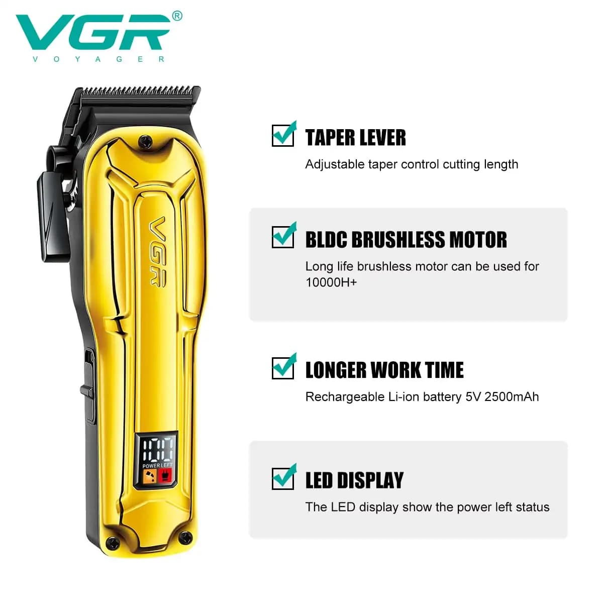 ماشین اصلاح | وی جی ار | مدل VGR V-138 — تصویر ۱۰