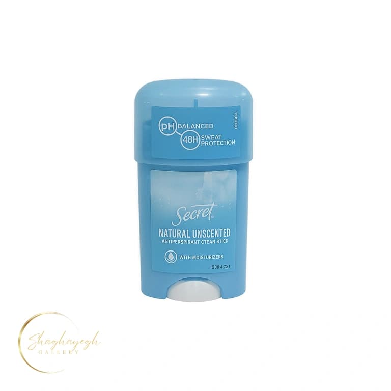 استیک ضد تعریق سکرت بدون رایحه 40 میل | Secret Natural Unscented Antiperspirant Stick 40ml