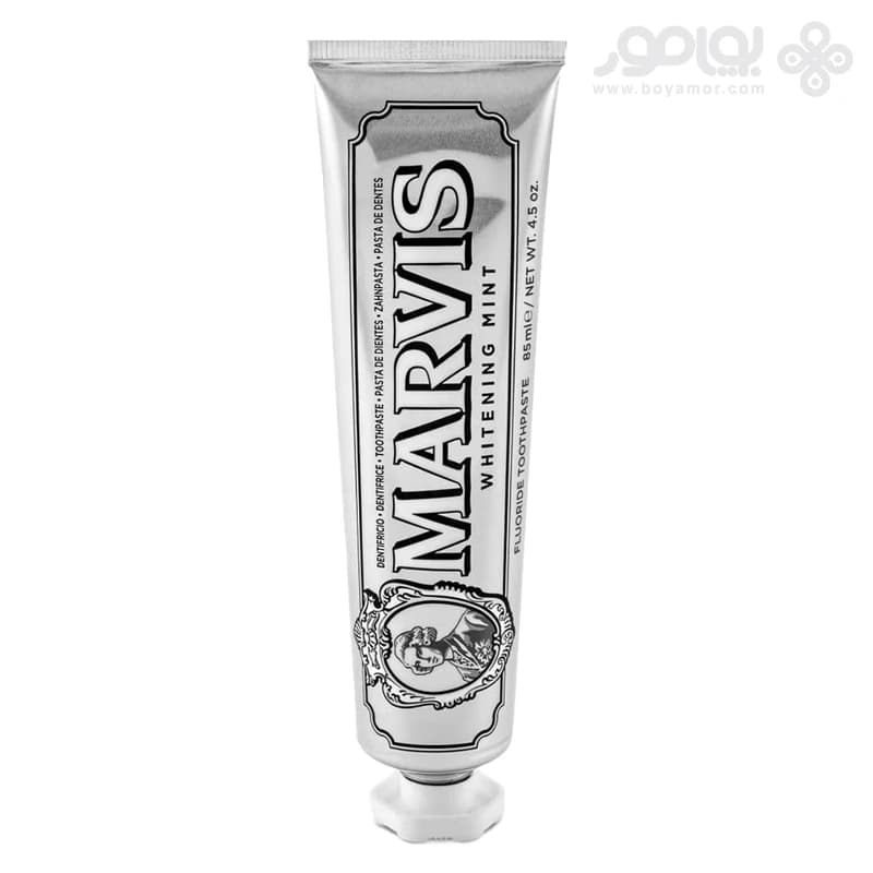 خمیر دندان سفید کننده مارویس مدل WHITENING MINT حجم 85 میل — تصویر ۳