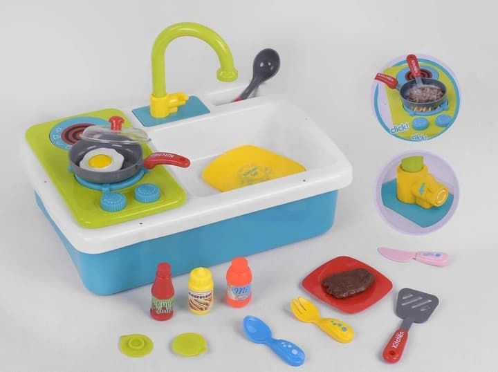 اسباب بازی سینک ظرفشویی KITCHEN SET مدل کد 35385 — تصویر ۷