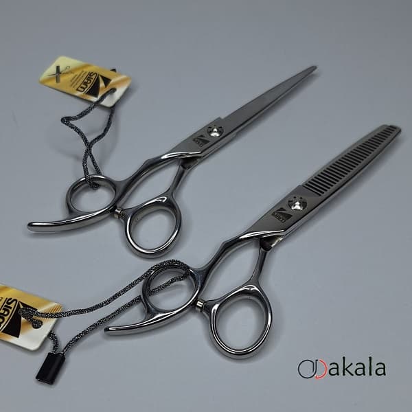 ست قیچی آرایشگری چپ دست فینی 6 اینچ مدل LV1