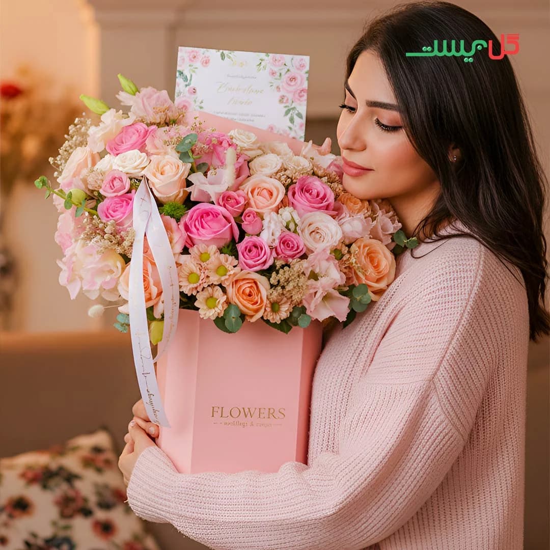 باکس گل مدل آلا – گل فروشی آنلاین گل بیست — تصویر ۲