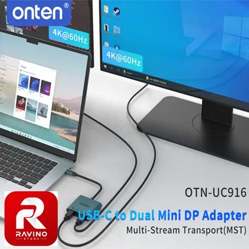 تبدیل تصویر USB-C اونتن مدل OTN-UC916 — تصویر ۳
