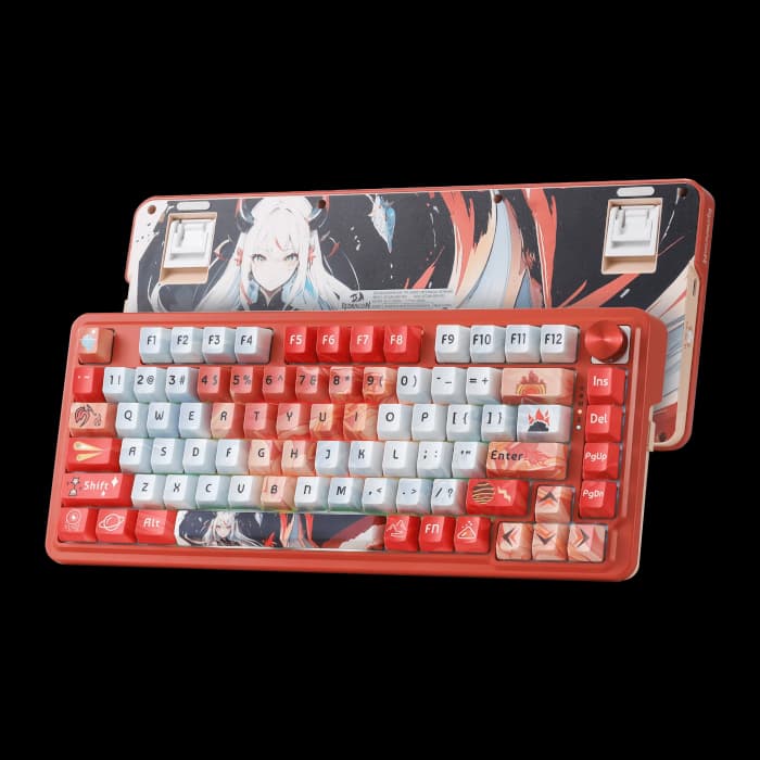 کیبورد مکانیکال گیمینگ ردراگون مدل UCAL K673 PRO AK بی سیم و باسیم