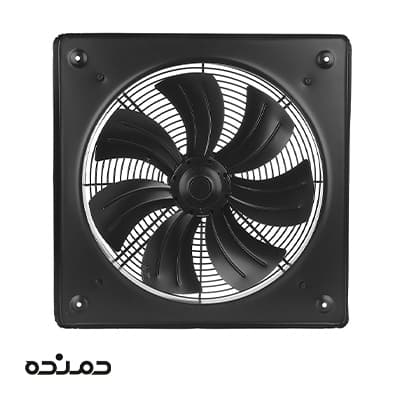 هواکش ایلکای هفت پر فلزی دمنده 650 وات سه فاز 1400 دور (با قاب)