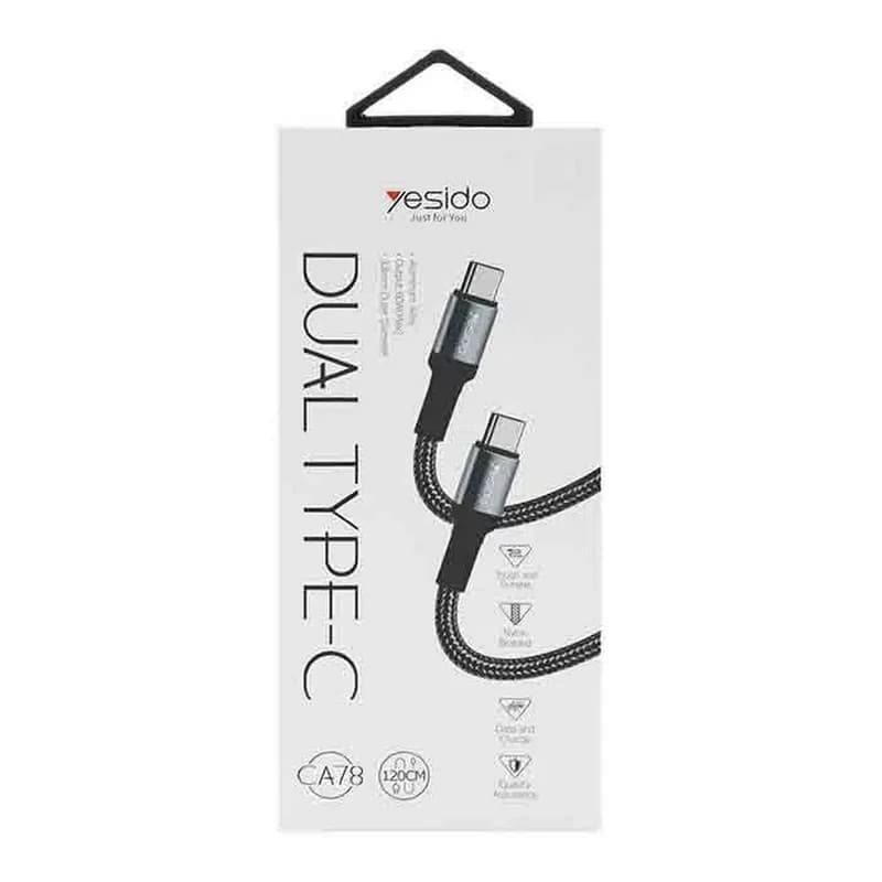 کابل USB-C یسیدو مدل CA78 طول 1.2 متر — تصویر ۵