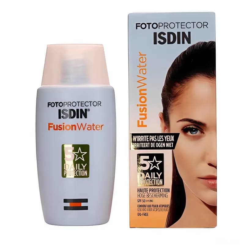 ضد آفتاب بی رنگ فیوژن واتر SPF 50 ایزدین کد 178 — تصویر ۲