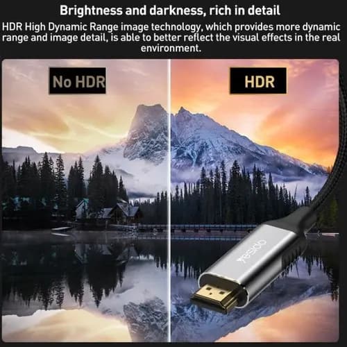 کابل HDMI به HDMI یسیدو مدل HM11 کیفیت 8K به طول 1.8 متر — تصویر ۹