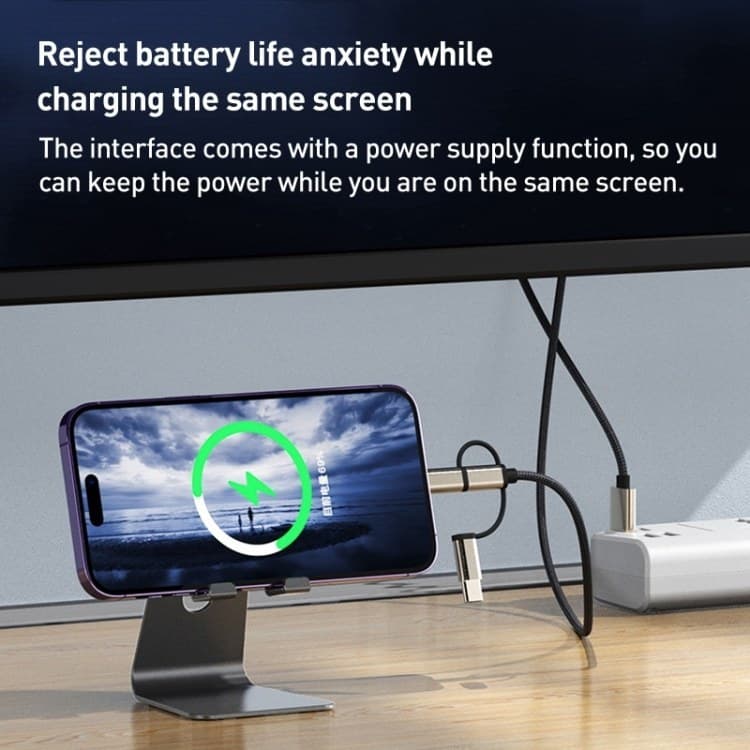 کابل تبدیل Yesido HM14 Lightning/MicroUSB/Type-C to HDMI 2m — تصویر ۳