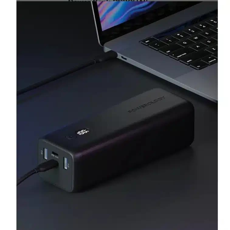 پاور بانک پاورلوژی مدل ONYX PPBCHA20 ظرفیت 30000 میلی آمپر ساعت — تصویر ۶