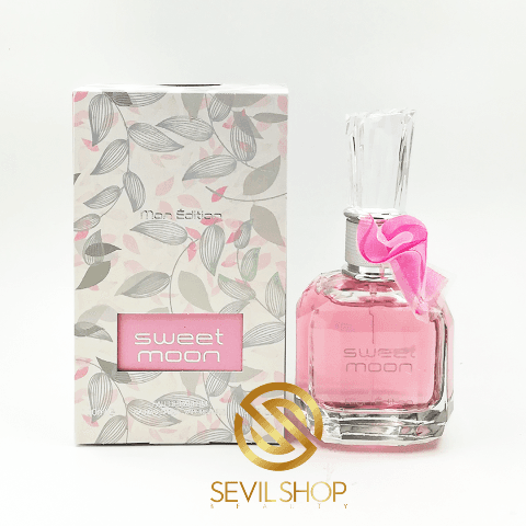 ادکلن زنانه سوییت مون فراگرنس ورد رایحه مون پاریس sweet moon Fragrance world