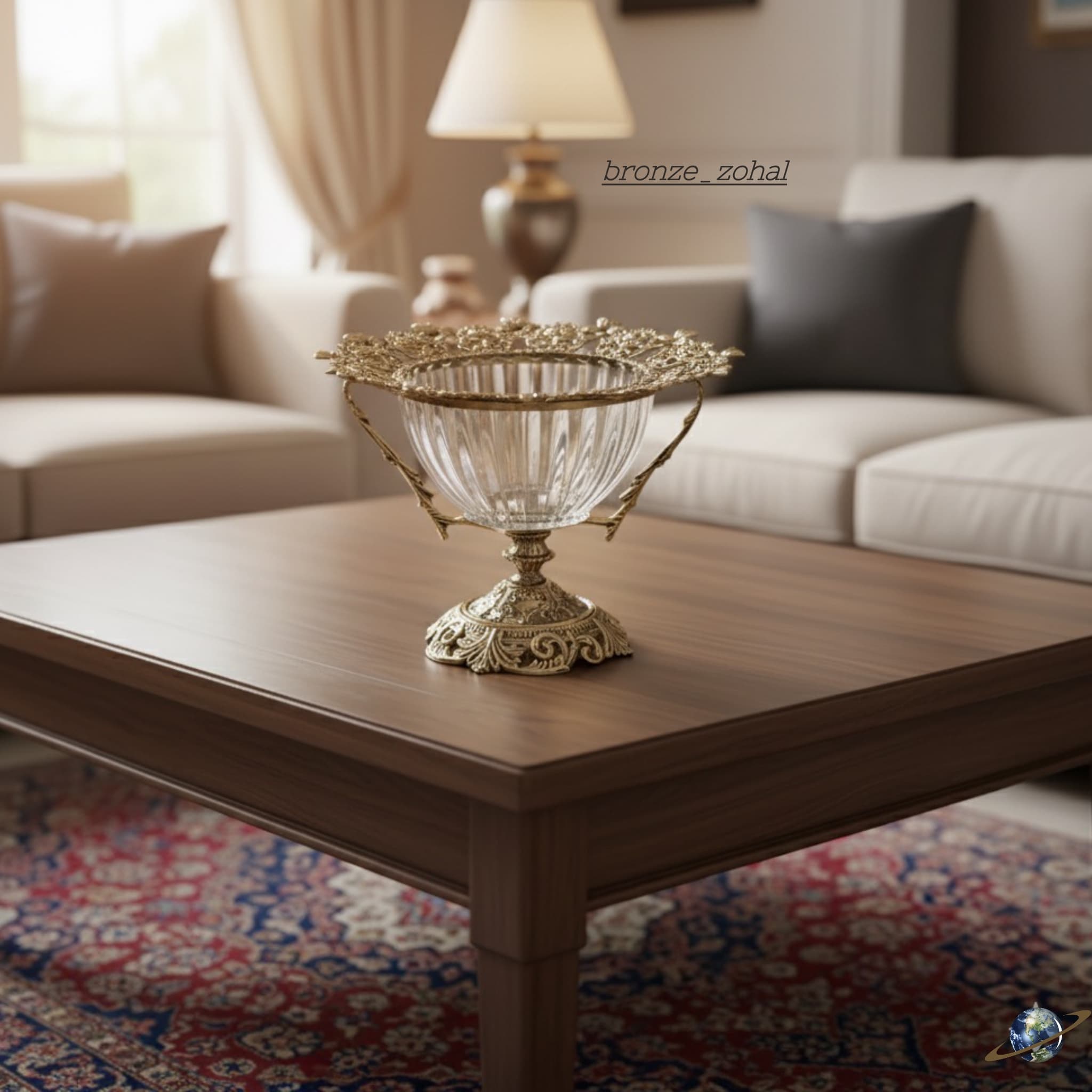 میوه خوری گود برنز و کریستال — تصویر ۸